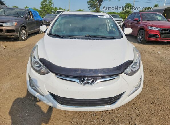 KMHDH4AH2GU484273 2016 HYUNDAI ELANTRA White Widok z przodu