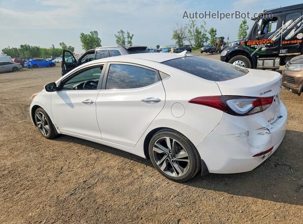 KMHDH4AH2GU484273 2016 HYUNDAI ELANTRA White Tył lewy