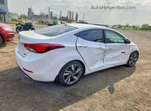 KMHDH4AH2GU484273 2016 HYUNDAI ELANTRA White Tył prawy
