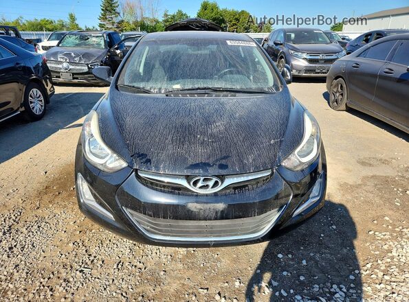 KMHDH4AH2GU638822 2016 HYUNDAI ELANTRA Black Вид спереду
