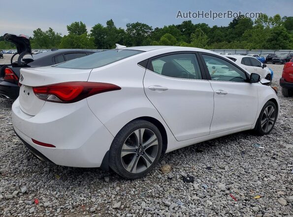 KMHDH4AH4GU511652 2016 HYUNDAI ELANTRA White უკანა მარჯვენა
