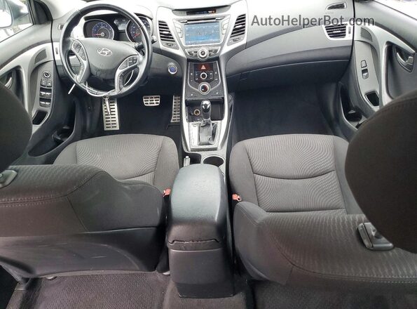 KMHDH4AH4GU511652 2016 HYUNDAI ELANTRA White წინა პანელის ხედი