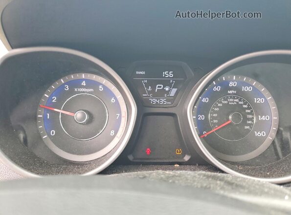 KMHDH4AH4GU511652 2016 HYUNDAI ELANTRA White ხელსაწყოთა პანელის ხედი