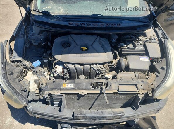 KMHDH4AH4GU586979 2016 HYUNDAI ELANTRA Black Սալոնի հետևի տեսք