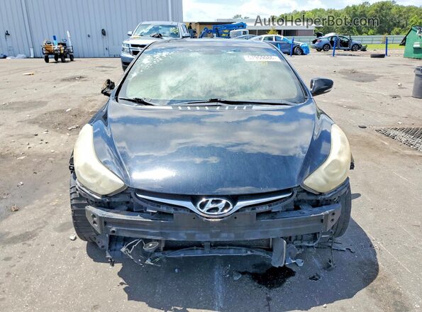 KMHDH4AHXGU488670 2016 HYUNDAI ELANTRA Black Вид спереду