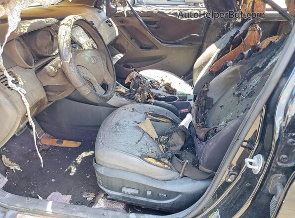 KMHDH4AHXGU488670 2016 HYUNDAI ELANTRA Black Вид салону спереду