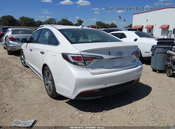 KMHE14L20HA044993 2017 HYUNDAI SONATA PLUG-IN HYBRID White უკანა მარცხენა