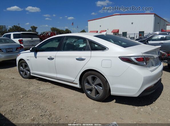 KMHE14L20HA044993 2017 HYUNDAI SONATA PLUG-IN HYBRID White 