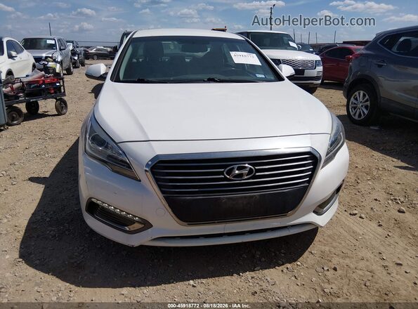 KMHE14L20HA044993 2017 HYUNDAI SONATA PLUG-IN HYBRID White უკანა სალონის ხედი