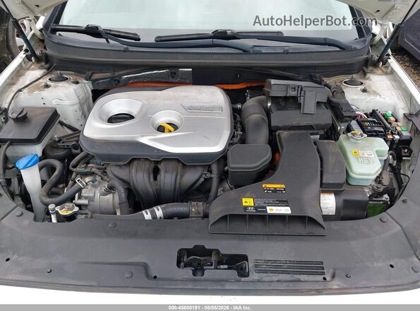 KMHE14L20KA091612 2019 HYUNDAI SONATA PLUG-IN HYBRID White Հետևի տեսք