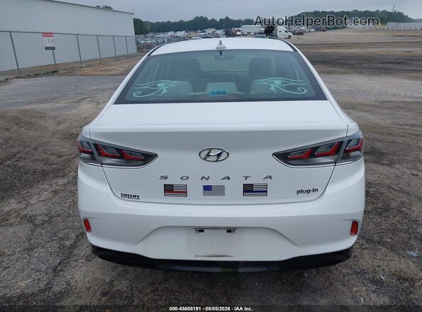 KMHE14L20KA091612 2019 HYUNDAI SONATA PLUG-IN HYBRID White 