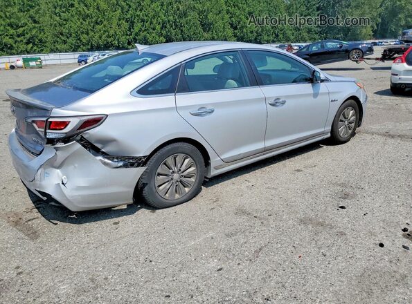 KMHE24L10GA039098 2016 HYUNDAI SONATA Silver Rear right