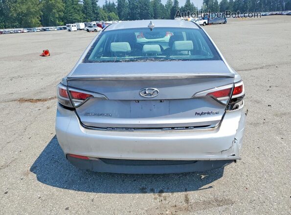 KMHE24L10GA039098 2016 HYUNDAI SONATA Silver Rear view