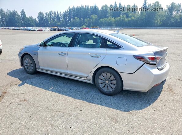 KMHE24L10GA039098 2016 HYUNDAI SONATA Silver Rear left