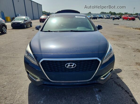KMHE24L10HA060034 2017 HYUNDAI SONATA Charcoal Вид спереду