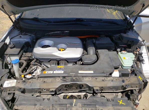 KMHE24L11GA011939 2016 HYUNDAI SONATA Silver Սալոնի հետևի տեսք