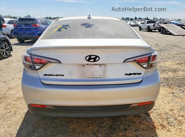 KMHE24L11GA011939 2016 HYUNDAI SONATA Silver Հետևի տեսք