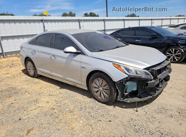 KMHE24L11GA011939 2016 HYUNDAI SONATA Silver Առջևի աջ