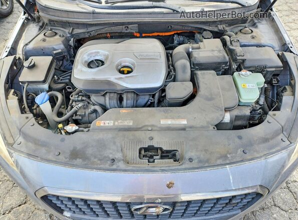 KMHE24L12GA025302 2016 HYUNDAI SONATA Silver Widok wnętrza z tyłu