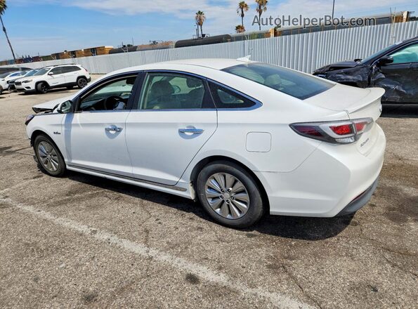 KMHE24L12GA026143 2016 HYUNDAI SONATA White Rear left