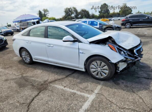 KMHE24L12GA026143 2016 HYUNDAI SONATA White Front right