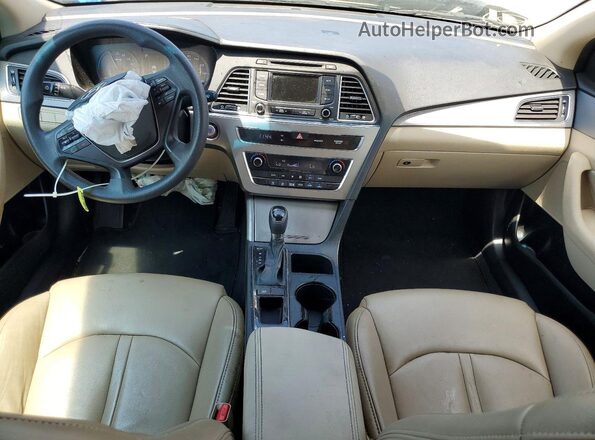 KMHE24L12GA026143 2016 HYUNDAI SONATA White Dashboard view
