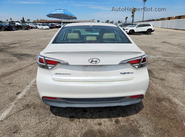 KMHE24L12GA026143 2016 HYUNDAI SONATA White Rear view