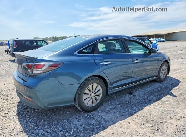 KMHE24L13GA016611 2016 HYUNDAI SONATA Turquoise Tył prawy