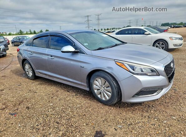 KMHE24L14GA015337 2016 HYUNDAI SONATA Silver Передня права чверть
