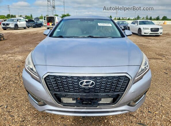 KMHE24L14GA015337 2016 HYUNDAI SONATA Silver Вид спереду