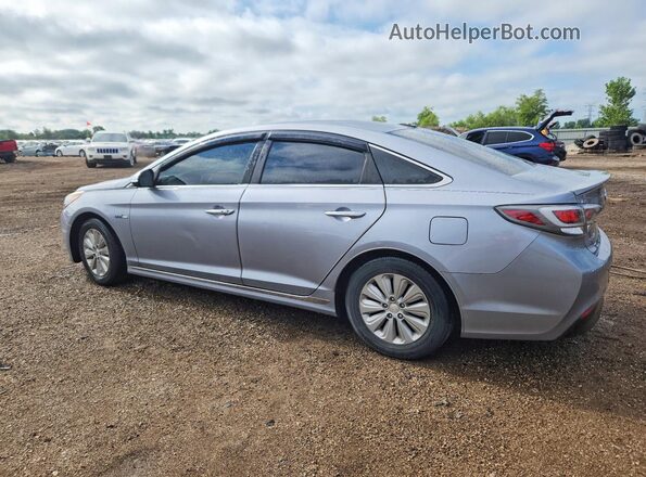KMHE24L14GA015337 2016 HYUNDAI SONATA Silver Задня ліва чверть
