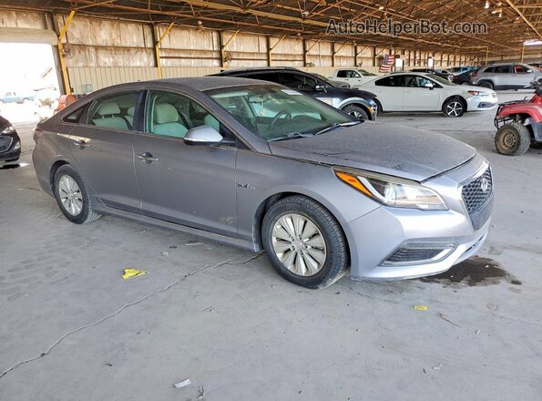 KMHE24L15GA014150 2016 HYUNDAI SONATA Серебряный Передняя правая четверть