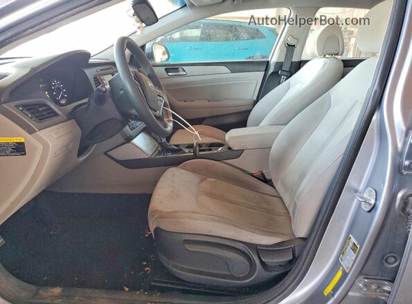 KMHE24L15GA014150 2016 HYUNDAI SONATA Серебряный Вид салона спереди
