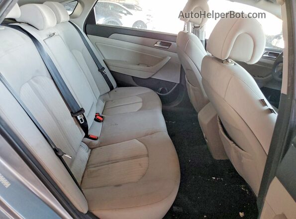 KMHE24L15GA014150 2016 HYUNDAI SONATA Серебряный Вид задних сидений
