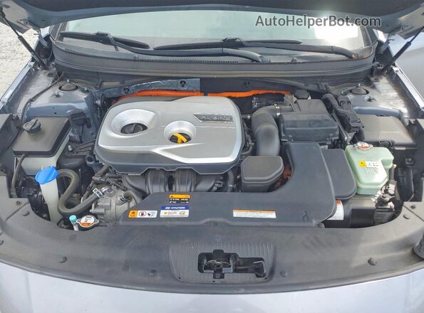 KMHE24L16GA028123 2016 HYUNDAI SONATA Silver Vista interior trasera