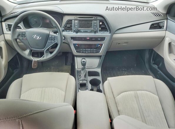 KMHE24L16GA028123 2016 HYUNDAI SONATA Silver Vista del salpicadero
