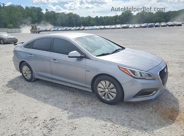 KMHE24L16GA028123 2016 HYUNDAI SONATA Silver Delantero derecho