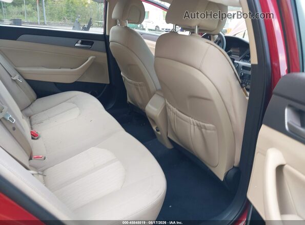 KMHE24L16GA028560 2016 HYUNDAI SONATA HYBRID Red Vista de la etiqueta del VIN