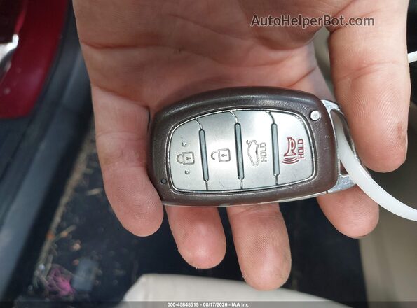 KMHE24L16GA028560 2016 HYUNDAI SONATA HYBRID Red Vista del salpicadero