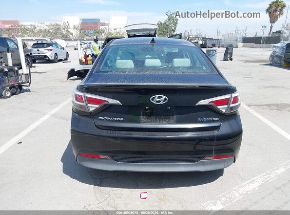 KMHE24L16GA028994 2016 HYUNDAI SONATA HYBRID Black 