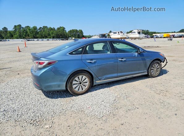 KMHE24L16GA039543 2016 HYUNDAI SONATA Blue Задня права чверть