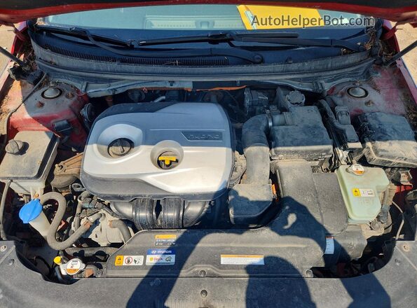 KMHE24L17GA008429 2016 HYUNDAI SONATA Red Սալոնի հետևի տեսք