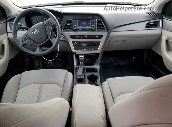 KMHE24L17GA011475 2016 HYUNDAI SONATA Silver წინა პანელის ხედი