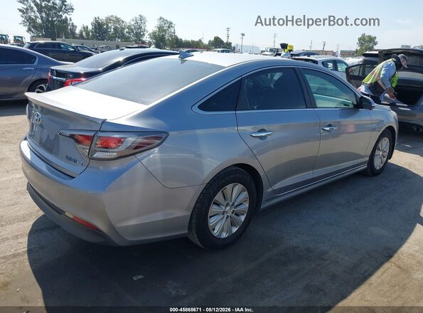 KMHE24L17GA013937 2016 HYUNDAI SONATA HYBRID Silver უკანა მარჯვენა