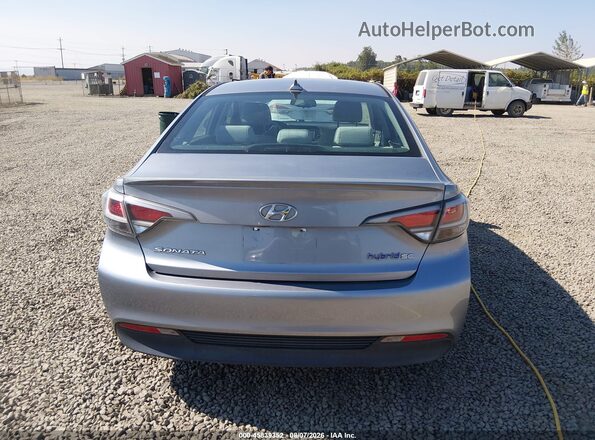 KMHE24L17GA037431 2016 HYUNDAI SONATA HYBRID Gray 