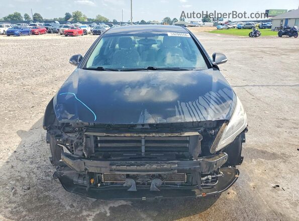 KMHE24L18GA035204 2016 HYUNDAI SONATA Черный Вид спереди