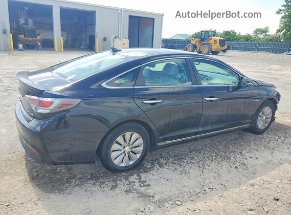 KMHE24L18GA035204 2016 HYUNDAI SONATA Черный Задняя правая четверть