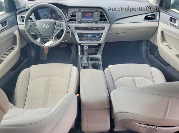 KMHE24L18GA035204 2016 HYUNDAI SONATA Черный Вид панели приборов