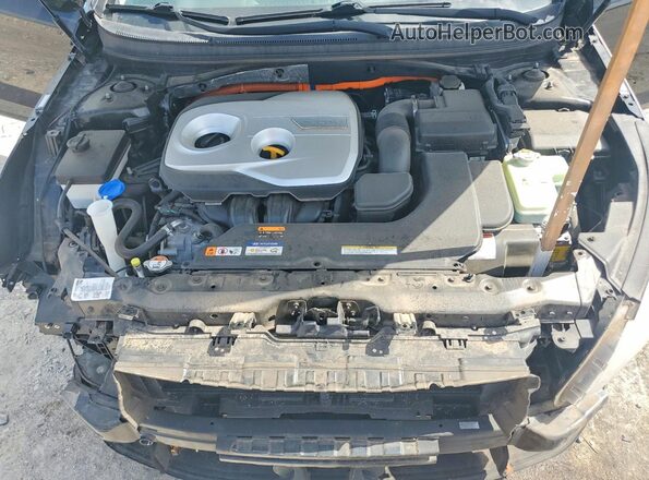 KMHE24L18GA035204 2016 HYUNDAI SONATA Черный Вид задней части салона