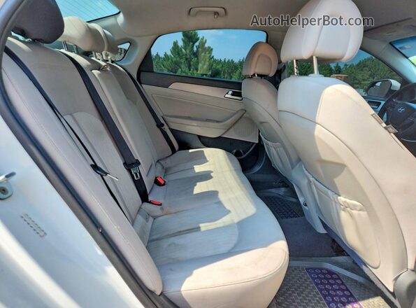 KMHE24L18GA038863 2016 HYUNDAI SONATA White Вид задніх сидінь